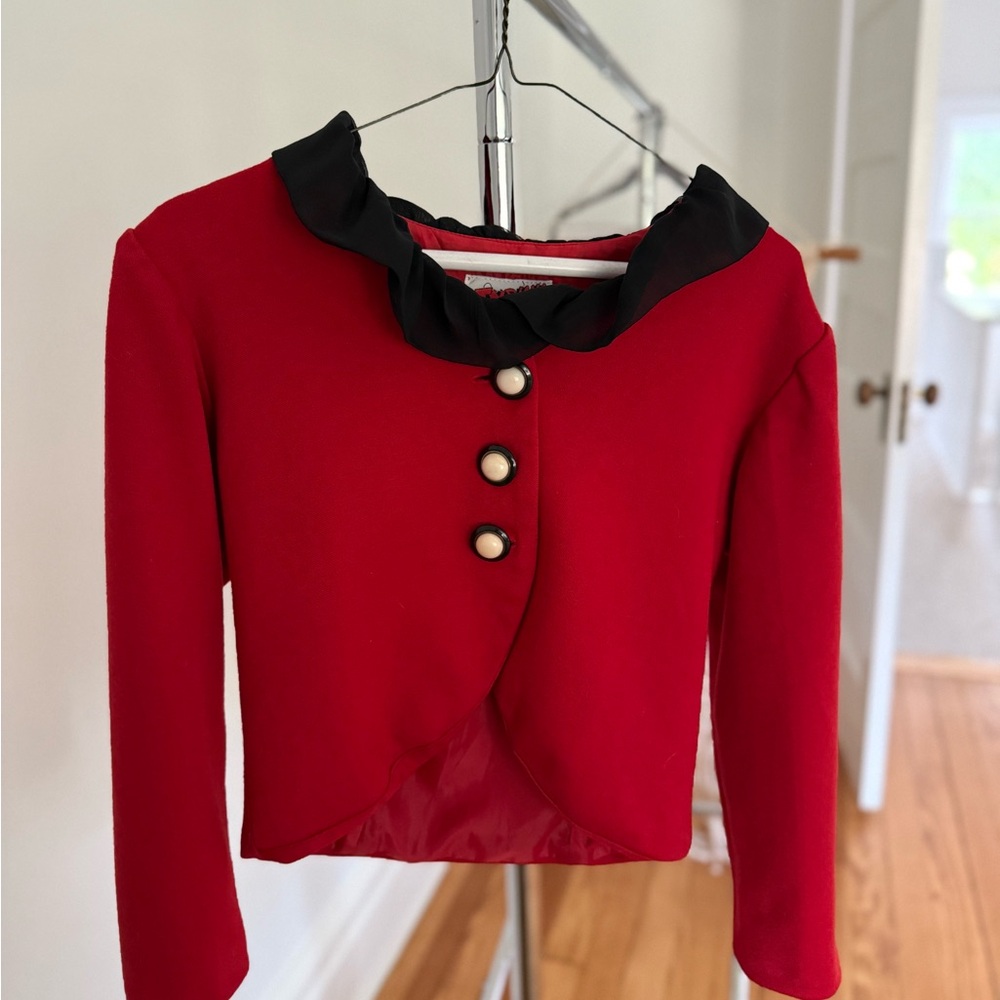 Vintage Red Jacket by Indian Jeans Bebo Beverly Hills